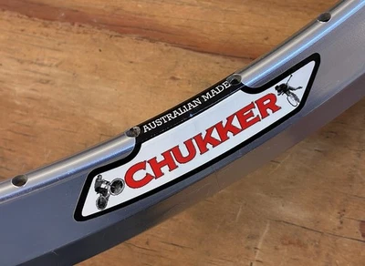 Llanta Chukker 48 H NOS 1x 700c 29" - plata pulida - Australia - polo para bicicleta 697 g Foto 1 de 4
