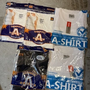 Lot Of 5 XL Pcs Blk/white Mix  A Shirt/ Tang Top Special,Individually Wrapped. - Picture 1 of 2