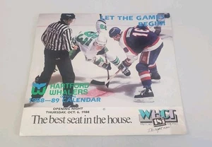 Vintage Hartford Whalers Calendar 1988-1989 Official Opening Night Memorabilia - Bild 1 von 7