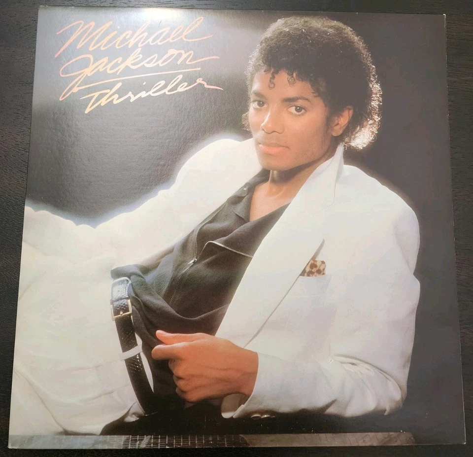 Michael Jackson 1982 Original Pressing Vinyl LP Of Thiller It's Graded A VG ++ - Image 1 of 4