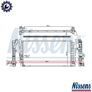 RADIATOR ENGINE COOLING 606385 FOR MINI B36A15A B38A15A/A15F 1.5L 3cyl - Picture 1 of 9
