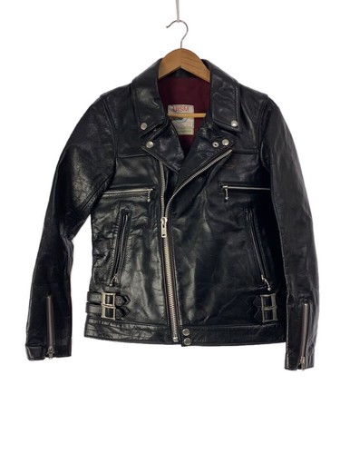 UNDERCOVERISM Giacca Doppio Cavaliere 0 Pelle di Vacchetta BLK uca4201