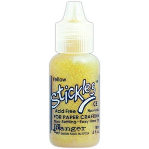 6 Pack Ranger Stickles Glitter Glue .5oz-Yellow SGG01-942 - Picture 1 of 1