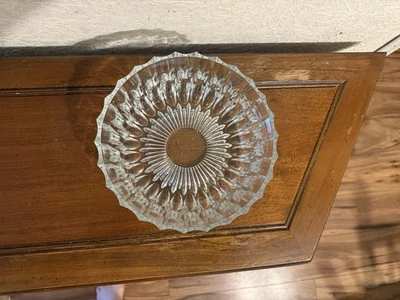 Gorham Crystal Athena Cut Crystal Bowl 8" Round - Image 1 of 4