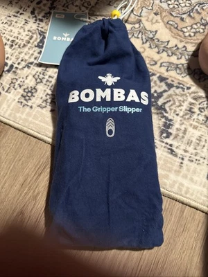 Bombas The Gripper Slipper Small Merino Wool Blend “Cabernet” New With Bag & Tag - Image 1 of 4