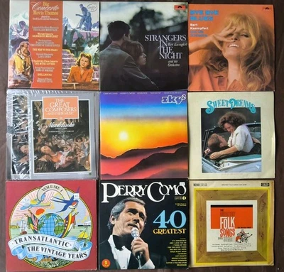 6.  JOBLOT BUNDLE:   72 X VINYL LP"S MIXED GENRES - Image 1 of 4