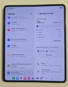 Samsung Galaxy Z Fold 3 5G F926U T-Mobile Unlocked 256GB - Photo 1/5