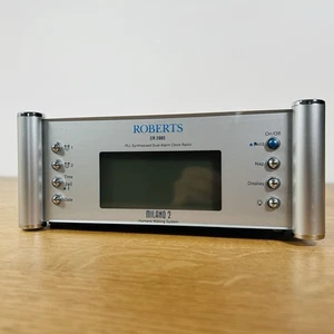 Roberts Dual Radio Alarm Clock CR 2002 Milano 2 Humane Waking System - Picture 1 of 9