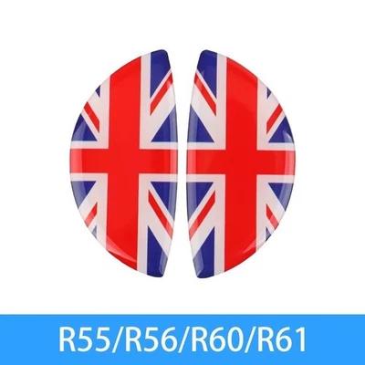 Adesivo maniglia porta Union Jack per Mini Cooper Clubman R55 R56 R60 R61 blu rosso - Immagine 1 di 4