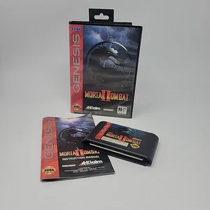 Mortal Kombat II Sega Genesis 1994 komplett in Box Midway Spiel MA-17 - Bild 1 von 16