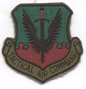 1980s TACTICAL AIR COMMAND subdued patch - Picture 1 of 1