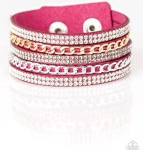 Paparazzi - Urban Armband Fashion Fiend Pink  - Bild 1 von 2
