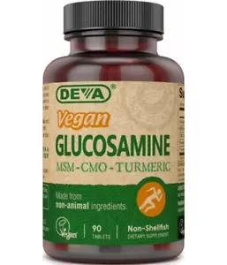Deva Vegan Glucosamine MSM & CMO 90 Tablets - Picture 1 of 2