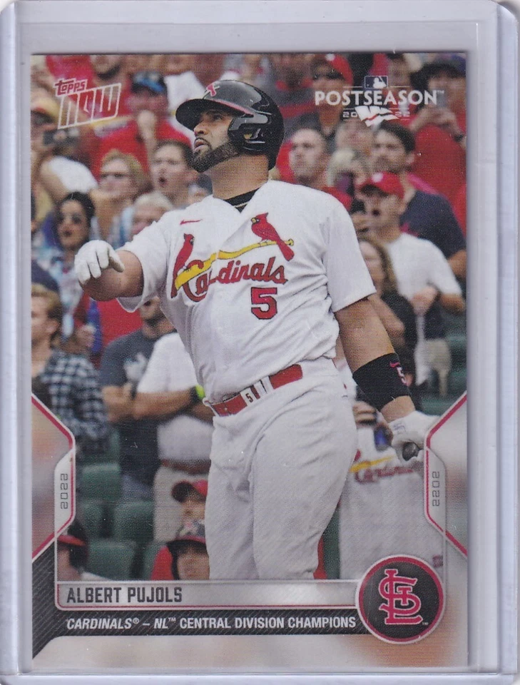2022 Topps Now - Post Season Albert Pujols #PS-61 /980 - Image 1 of 1