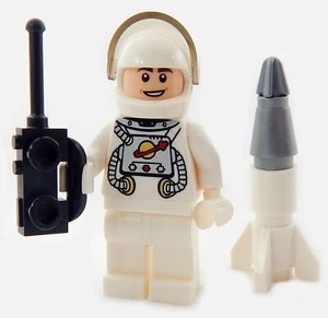 NEU LEGO ASTRONAUT MINIFIGUREN Weltraum NASA Rakete Wissenschaftler Vorbau Helm - Bild 1 von 1