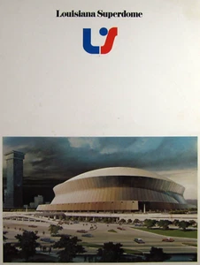 Superdome Werbeprospekt New Orleans Saints Stadium Architektur 1973 - Bild 1 von 8