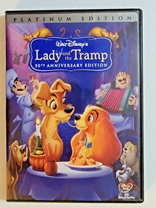 Lady and the Tramp (DVD, 2006, Two-Disc 50th Anniversary Platinum Edition Disney - Picture 1 of 1