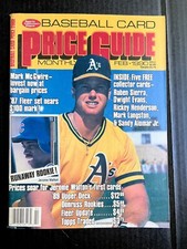 BASEBALL CARD Price Guide February 1990 Uncut Cards Mark McGuire Rickey Henders