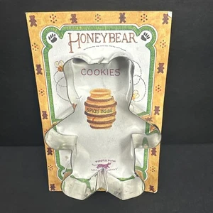 Purple Puma Cookie Company Honeybear Honey Bear Cookie Cutter Metal Spices - Picture 1 of 7