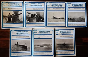 7x U-Boot Pläne Warship Data Internat. Authentic Plans 1933-54 British Submarine - Bild 1 von 6