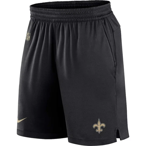 New Orleans Saints Nike Sideline Knit Performance Shorts Men's 2023 NFL Dri-FIT Cover