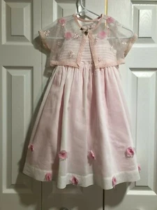 Beautiful...Jane Seymour This one That one 2 pc. Pink Dress with rose bud size 4 - Picture 1 of 10