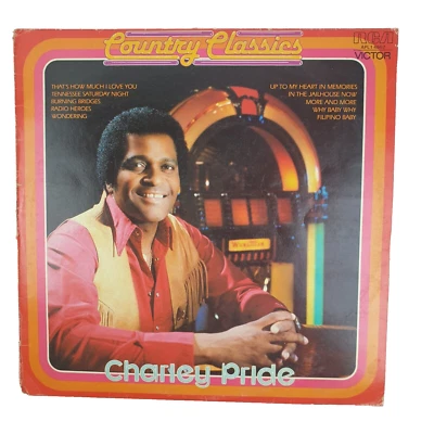 Charley Pride - Country Classics 33 RPM Vinyl LP Record, 1983, Folk, Country - Image 1 of 4