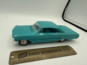 VINTAGE AMT 1964 BLUE FORD GALAXIE 500 HARDTOP DEALER PROMO CAR - Picture 1 of 14