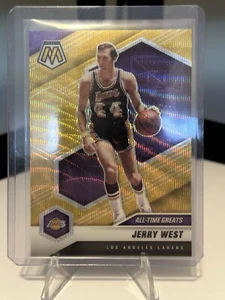 Panini 2020-21 Prizm Mosaic Basketball Jerry West La Lakers Gold/Purple No.293 - Picture 1 of 2