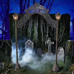 97" Halloween Manor Archway Halloween Prop - Morris Costumes - Picture 1 of 5