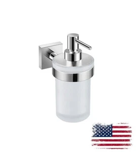 Modern Neo-Classic Hand Soap Dispenser Stainless Wall-Mount Bathroom Accessories - Picture 1 of 17