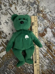 Orsacchiotto TY "Erin" peluche morbido verde - Foto 1 di 4