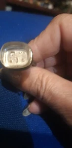 Anello Con Pietra Massone Originale - Foto 1 di 4