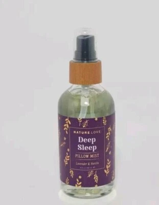 Nature Love Deep Sleep Pillow Mist Spray Lavender & Vanilla 4 oz. Calm, Peaceful - Image 1 of 2