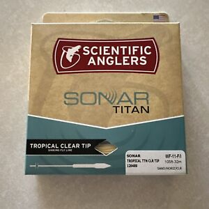 Scientific Anglers Sonar Titan Clear Tip Fly Line Grass/Sky Blue/Clear WF-11-F/I