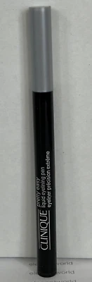 CLINIQUE Pretty Easy 液体眼线笔/眼线笔 迷你 - 01 黑色 全新无标签 — 第 1/2 张图片