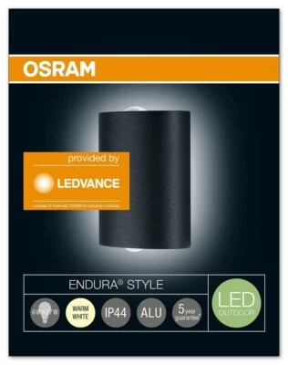 LEDVANCE Wandleuchte Endura Style Up Down IP44 6W warmweiß EEK:F (Spektrum A-G) - Bild 1 von 3