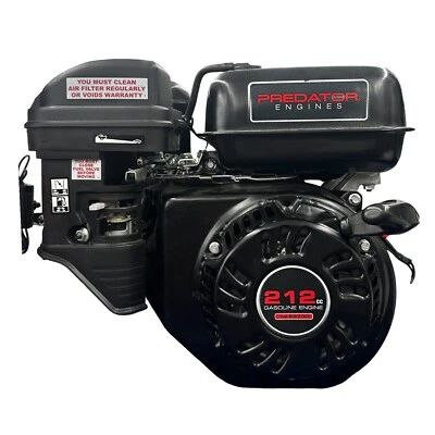 6.5 HP (212cc) OHV Horizontal Shaft Gas Engine Cement Mixers Compressor EPA  New - Image 1 of 4