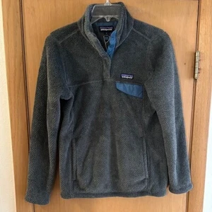 Patagonia Women’s Re-Tool Snap-T Fleece Pullover Sweatshirt Gray Size Small - Picture 1 of 11
