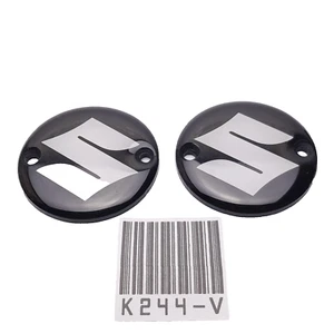 Gas Tank Emblem Badge Silver May Fit Suzuki K10 K11 K15 P M12 M15 S10 S30 A80 - Foto 1 di 5