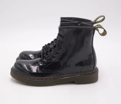 Talla 2 - Botas con cordones Dr. Martens Junior 1460 charol Foto 1 de 4