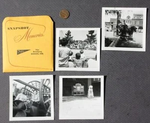 1958 California Disneyland Knotts Berry Farm Graumans Theatre 4 Echtfoto-Set -- - Bild 1 von 1