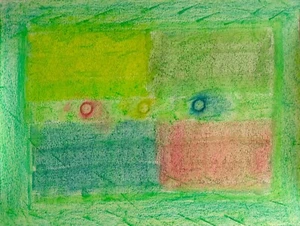 Verdant Harmony: A Tapestry of Texture / Dry Then Wet Watercolor Matthew Natale - Imagen 1 de 2