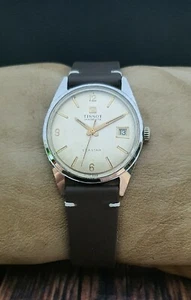 TISSOT SESTAR cal.782 VISODATE VINTAGE 50's RARE 17J SWISS WATCH. - Picture 1 of 7