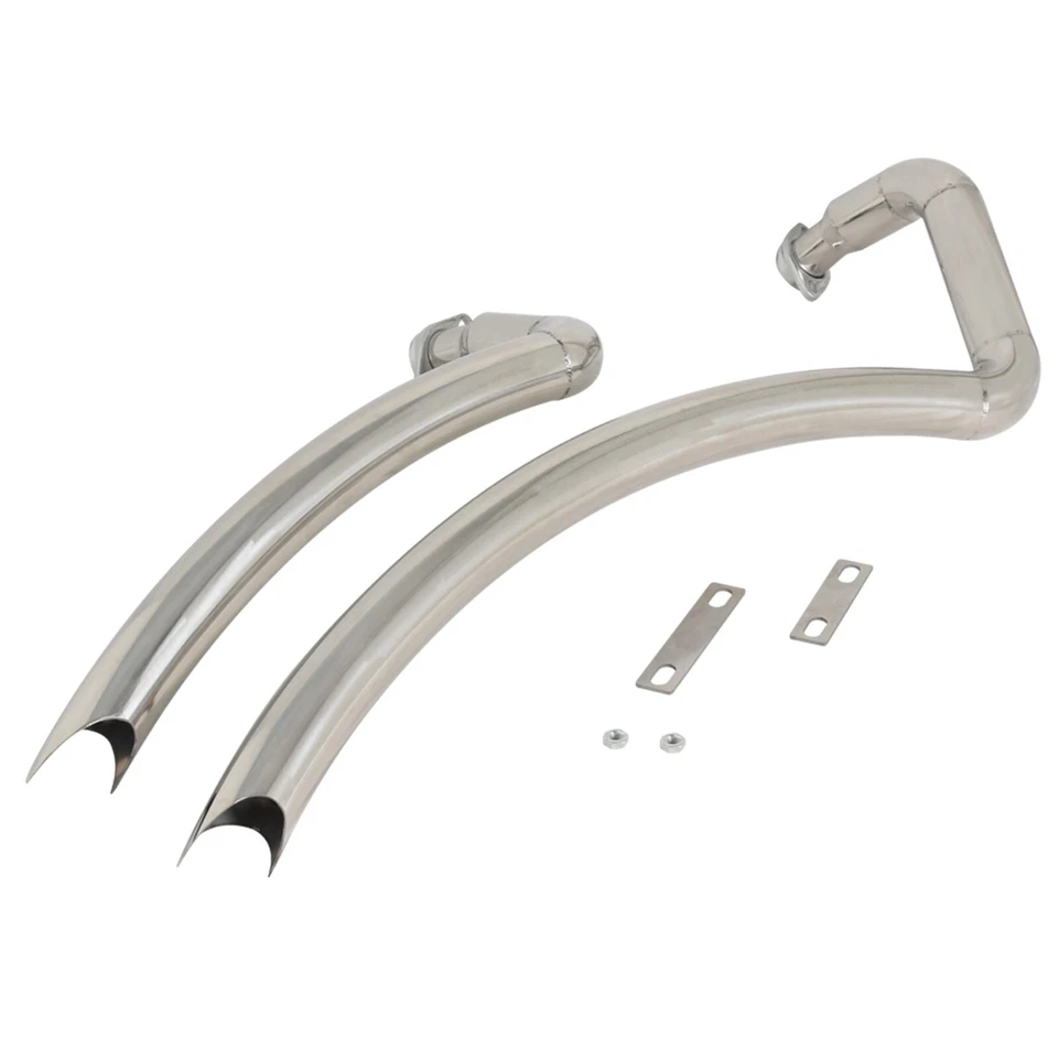 For Kawasaki Vulcan 800 1995-2005 VN800A Exhaust Header Link Pipe Full System Foto 1 de 4