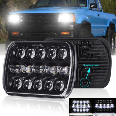 Faro LED alto/bajo haz sellado para camionetas Mazda B2200 B2600 7x6 5x7 pulgadas Foto 1 de 4