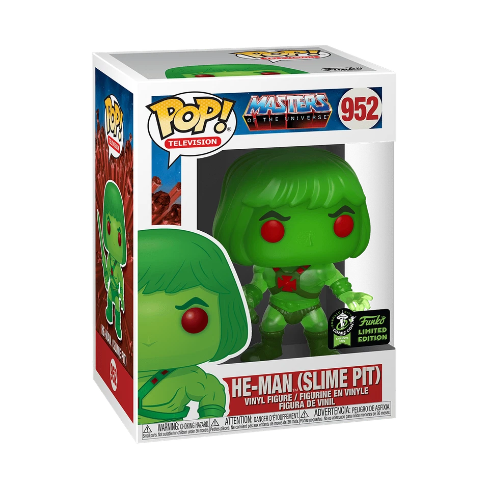 Funko Pop! Vinyl: Masters of the Universe - He-Man (Slime Pit) - Emerald City Comic Con (ECCC) (Exclusive) #952