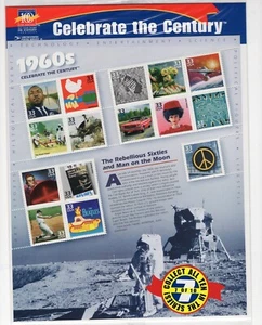 Celebrate the Century 1960 in OVP, Scott #3188, neuwertig NH - Bild 1 von 1