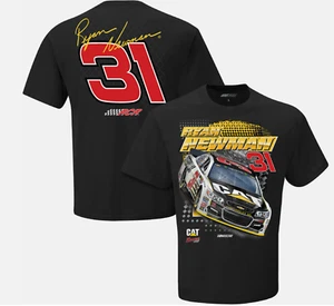 Ryan Newman #31 NASCAR Caterpillar Black Spoiler Graphic Tee Shirt SZ XL Cat NWT - Picture 1 of 6