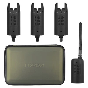 Lixada Wireless Digital Fishing Alarm Set Fishing Bite Sound Alert Kit B3X1 - Picture 1 of 12